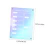 SHOWERORO Dry-Erase Acrylic Refrigerator Weekly Planner Board view 2