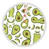 Christmas Tree Skirt, Cartoon Pear Design, Printed Polyester Tassel Tree Mat, Christmas Decor (91.4 cm) view 1
