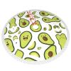 Christmas Tree Skirt, Cartoon Pear Design, Printed Polyester Tassel Tree Mat, Christmas Decor (91.4 cm) view 3