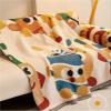 Cartoon Sofa Throw Blanket with Tassels, 180 x 230 cm view 2