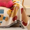 Cartoon Sofa Throw Blanket with Tassels, 180 x 230 cm view 3