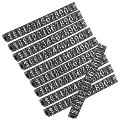 SHOWERORO 10-Piece Cube Price Tags for Jewelry, Watches, Fruits and Vegetables