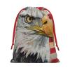Patriotic Eagle Print Drawstring Gift Bags, Various Sizes view 2