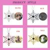 Personalized Christmas Decoration with Custom Photo, 2024 Holiday Decor, Gold, 5 cm view 3