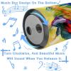 Pen Holder Music Box with Rooster Painting view 2
