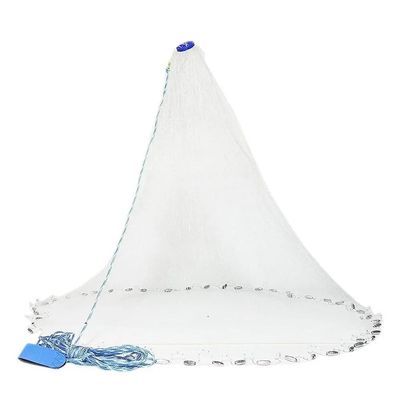 WANGBINGXING Fishing Cast Net, Nylon Hand-Cast Fish Net (4.8 m/16 ft)