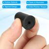 PATIKIL Rubber Stoppers, 0.79–1.02 in (20–26 mm), 10-Pack, Tapered One-Hole Lab Stoppers, Black view 3