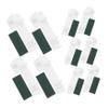Ciieeo 10-Piece No-Drill Self-Adhesive Curtain Rod Brackets for Blinds and Shades view 1