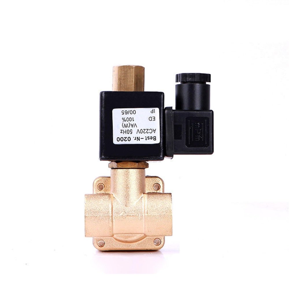 0955 Solenoid Valve, 0.95 cm, Normally Open, Brass, 110 V, 24 V, 12 V, 24 V (G-240 VAC-NBR-SEAL)