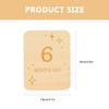 jojofuny 12 Wooden Baby Milestone Cards, 100 x 78 mm, for Photos and DIY Crafts view 2