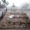 XUEDNGM Soft Shaggy Area Rug 265 x 355 cm, Non-Slip, Washable, Brown view 1