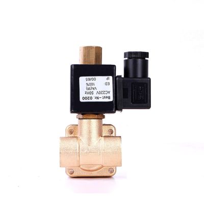 0955 Solenoid Valve, 0.95 cm, Normally Open, Brass, 110 V, 24 V, 12 V, 24 V (G-230 VAC-NBR Seal)