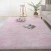 XUEDNGM Soft Fluffy Rug, 75 x 280 cm, Washable, Non-Slip, Pink view 1