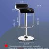 LYMGRZ Adjustable Swivel Bar Stools, Set of 2, Vigorous view 3