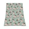 Pug Dogs Sitting Plush Throw Blanket, Warm Flannel Fleece, 127 x 152 cm view 2