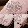 LEINOTWANCH Wallet Flip Case for Google Pixel 9/9 Pro (6.3-inch), Dandelion and Cat Design, Pink view 3