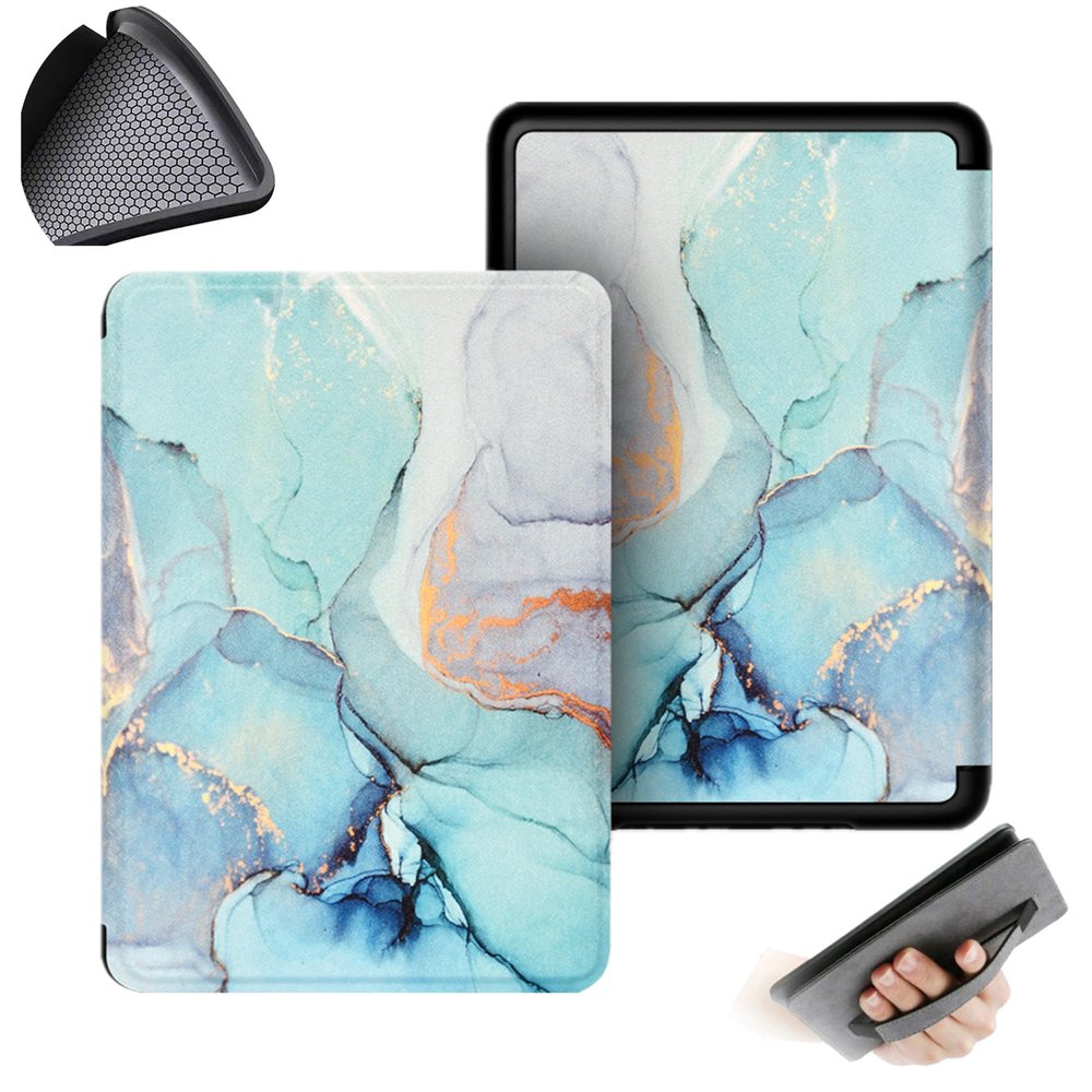 enoxboo Case for Kindle Paperwhite 12th Gen. 2024 and Kindle Colorsoft Signature Edition 2024, 7-Inch Softcover with Hand Strap and Auto Sleep/Wake