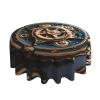 WZYCWB Round Tablecloth with Steampunk Gears, 152.4 cm view 2