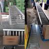 HynJGih Portable Folding Gravity Conveyor, Silver, 50 × 100 cm view 2