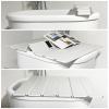 Multifunctional Bathtub Tray with Folding Cover, PVC, 70 x 105 x 0.6 cm view 2