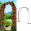 Weather-Resistant Garden Arch Support for Climbing Plants and Flowers, Stable Base, 350 x 220 x 40 cm view 1