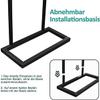 Weather-Resistant Garden Arch Support for Climbing Plants and Flowers, Stable Base, 350 x 220 x 40 cm view 3