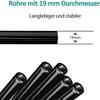 Weather-Resistant Garden Arch Support for Climbing Plants and Flowers, Stable Base, 350 x 220 x 40 cm view 4