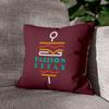 Velvet-Effect Cushion Cover, Red, Passion Kebab Street Food Turkey, 40 x 40 cm view 3