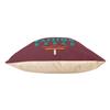 Velvet-Effect Cushion Cover, Red, Passion Kebab Street Food Turkey, 40 x 40 cm view 4