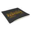 Fabulous Black Velvet Pillow, Bangkok Minimalist Thailand Travel Design, 40 x 40 cm, Cover and Insert Included view 2