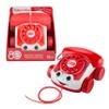 Fisher-Price Chatter Telephone Baby Toy, Red Mattel 80th Anniversary Edition, Pull-Along Toy for Ages 1+, JGG97 view 1