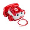 Fisher-Price Chatter Telephone Baby Toy, Red Mattel 80th Anniversary Edition, Pull-Along Toy for Ages 1+, JGG97 view 4