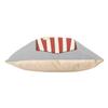 Fabulous Gray Velvet Cushion, Surprise Bag Popcorn Street Food Film Design, 40 x 40 cm view 4