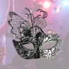 Foweknow Women's Butterfly Venetian Mask, Sequin Glitter Costume Accessory view 2