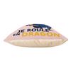 Fabulous Velvet Cushion, Pink, “Je Roule en Dragon” Design for Children, Dream Myth, 40 x 40 cm, Soft Velvet Feel, Cover and Cushion Included view 4
