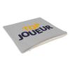 Fabulous Gray Velvet Cushion, Top Player Men's Sports Aperitif, 40 x 40 cm, Soft Velvet Feel, Cover and Cushion Included view 2