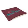 Fabulous Red Velvet Pillow, Miami Biche Beach Pun, 40 x 40 cm, Cover and Insert Included view 2