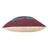 Fabulous Red Velvet Pillow, Miami Biche Beach Pun, 40 x 40 cm, Cover and Insert Included view 4