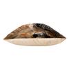 Fabulous Velvet Pillow Cover, White, Owl on a Branch in Autumn, Wild Forest, 40 x 40 cm, Velvet-Soft view 4
