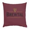Red Velvet Cushion, Brewtal Beer Bar Stout Ireland, 40 x 40 cm view 1