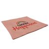 Fabulous Choose Happiness Faux Leather Cushion, Pink, 40 x 40 cm view 2