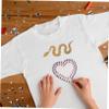 Gold Rhinestone Snake Applique Iron-On Patch for Jeans and Jackets view 4