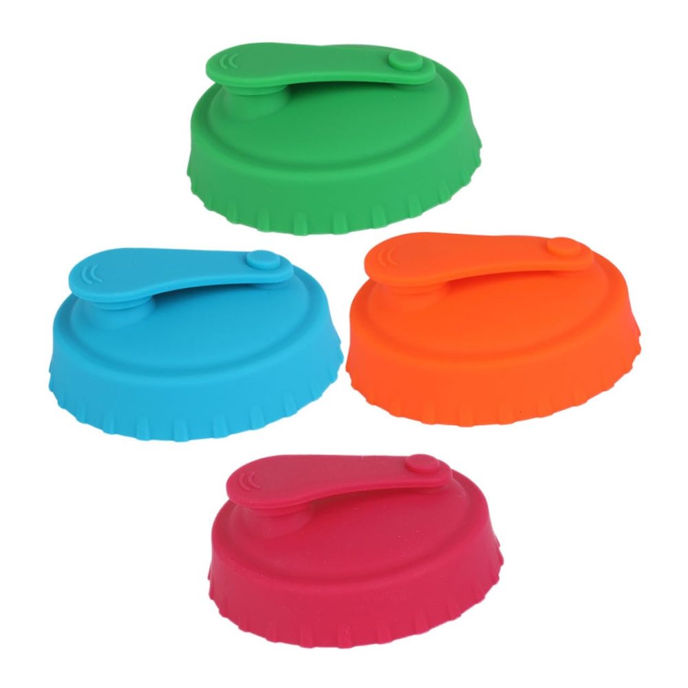 MOLUCKFU 4-Piece Silicone Drink Can Lids