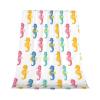 Seahorse Plush Flannel Fleece Bedspread/Throw Blanket, 60 x 80 in view 2