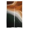 QWJKM Flag-Element Pattern Door Curtain, Blackout Privacy Curtain for Glass Doors, Thermal Insulating Winter Door Curtain and Bedroom Window Covering view 1