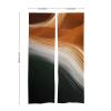 QWJKM Flag-Element Pattern Door Curtain, Blackout Privacy Curtain for Glass Doors, Thermal Insulating Winter Door Curtain and Bedroom Window Covering view 2