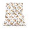 Cute Corgi Dog and Bone Pattern Plush Flannel Fleece Throw Blanket, 60 x 80 in view 2