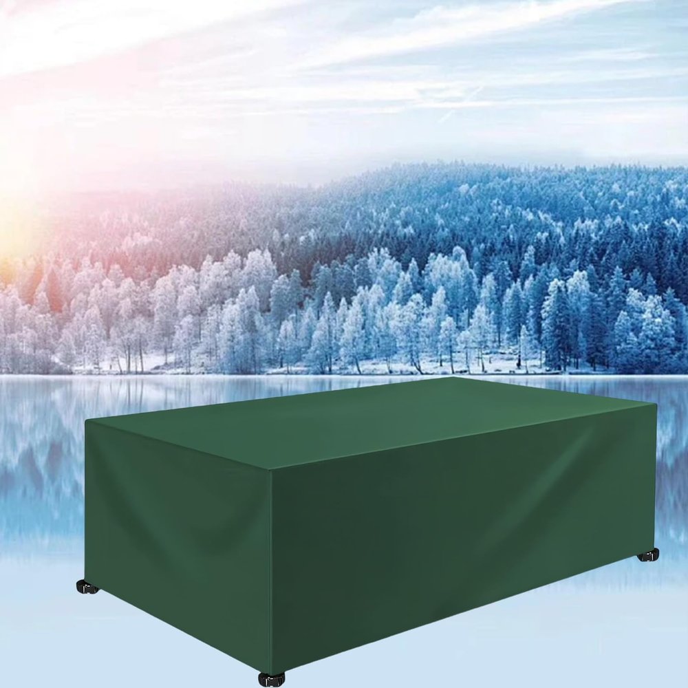 XUEQXUE Garden Furniture Cover 100 x 240 x 100 cm, Green
