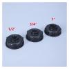 S60x6 Coarse-Thread IBC Tank Drain Adapter with 1/2", 3/4" and 1" Female Threads view 2