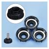 S60x6 Coarse-Thread IBC Tank Drain Adapter with 1/2", 3/4" and 1" Female Threads view 3